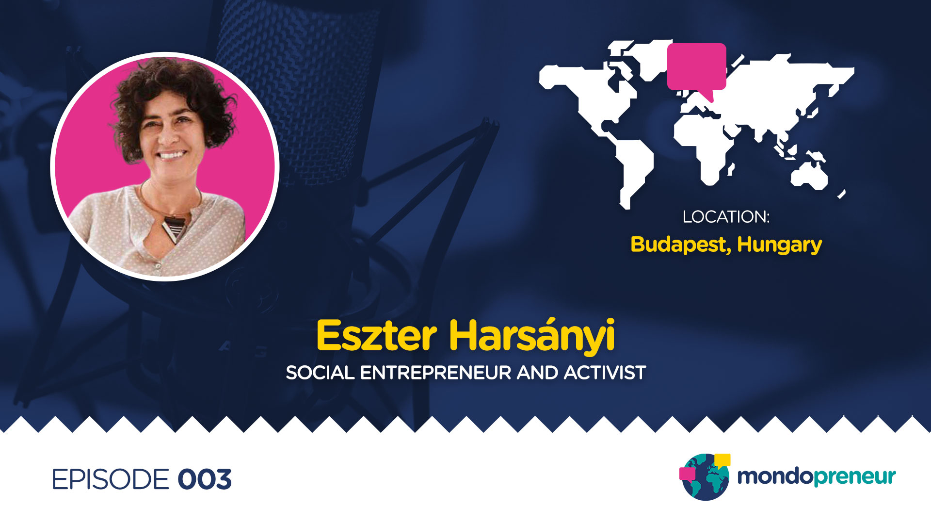 EP003: Eszter Harsányi, social entrepreneur and activist in Hungary