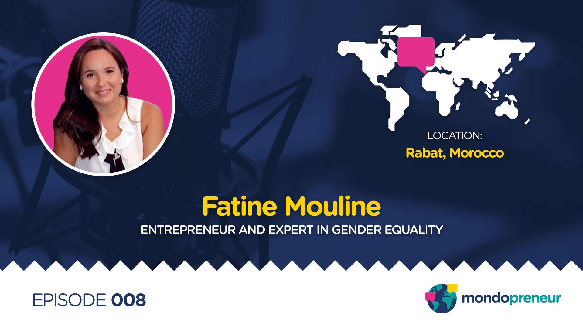 EP008: Fatine Mouline, entrepreneur and expert in gender equality from Morocco