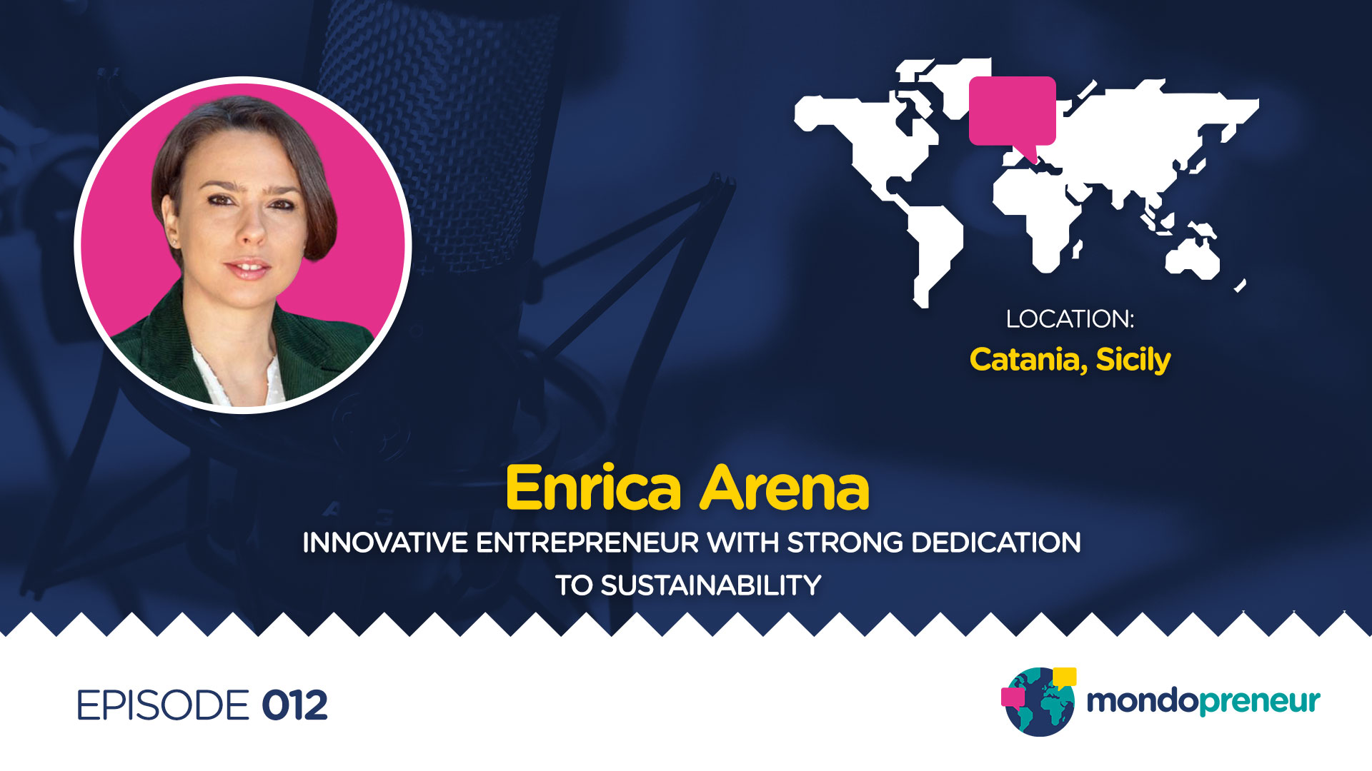 EP012: Enrica Arena, innovative entrepreneur with strong dedication to sustainability from Sicily