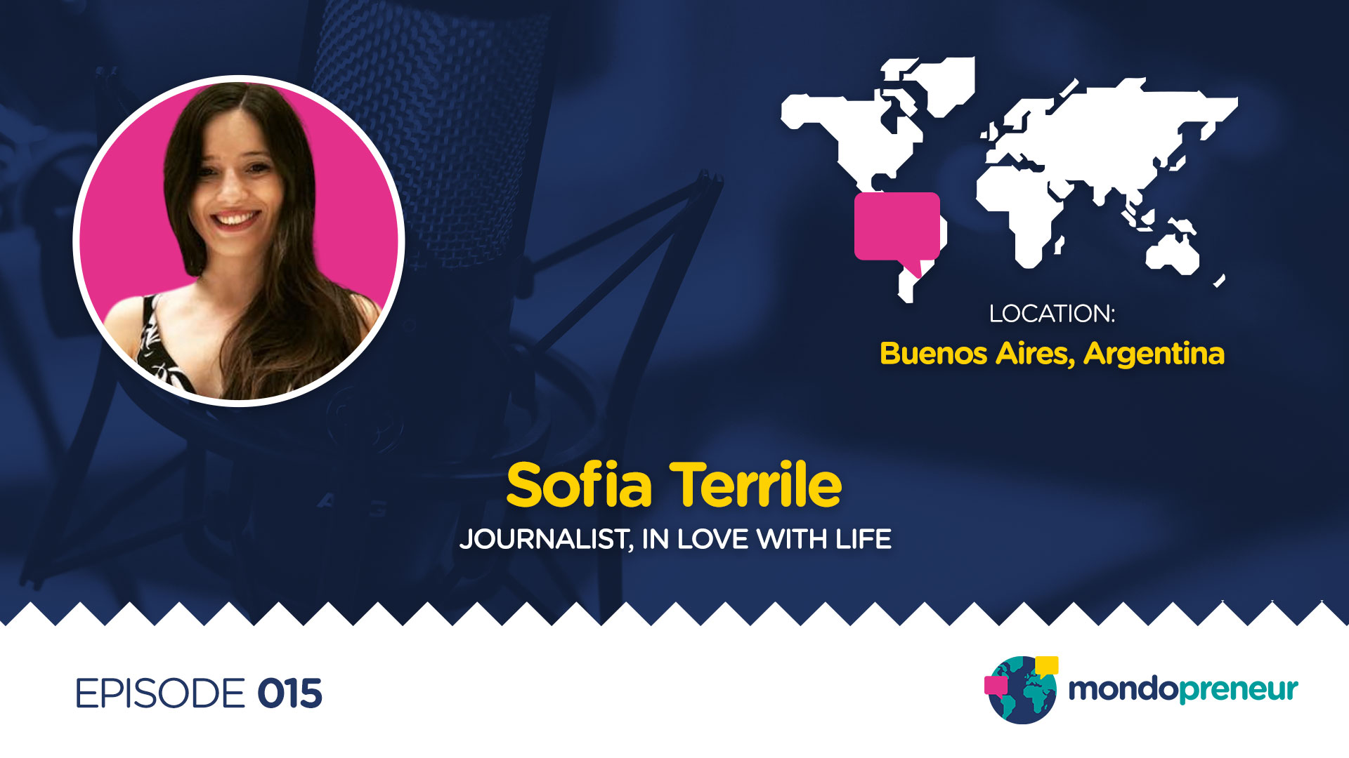 EP015: Sofia Terrile, journalist, in love with life from Argentina