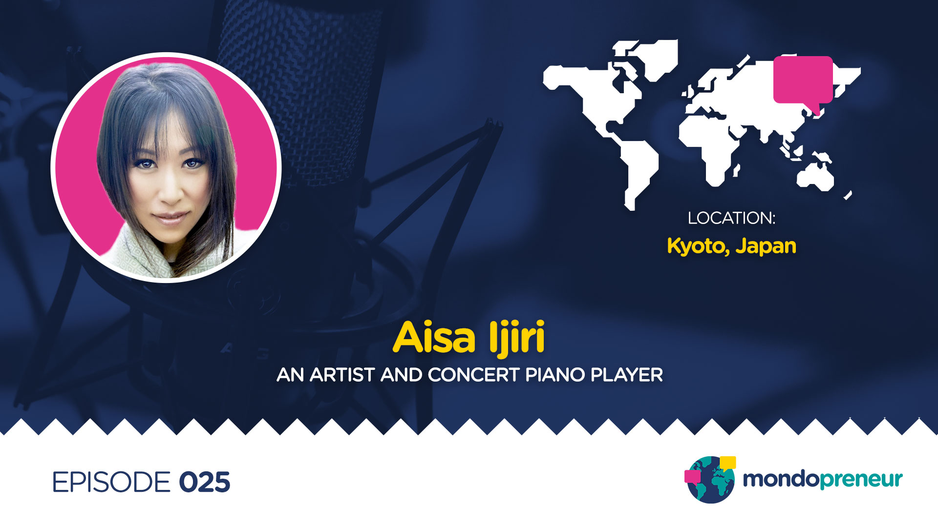 EP025: Aisa Ijiri, An artist and concert piano player from Japan